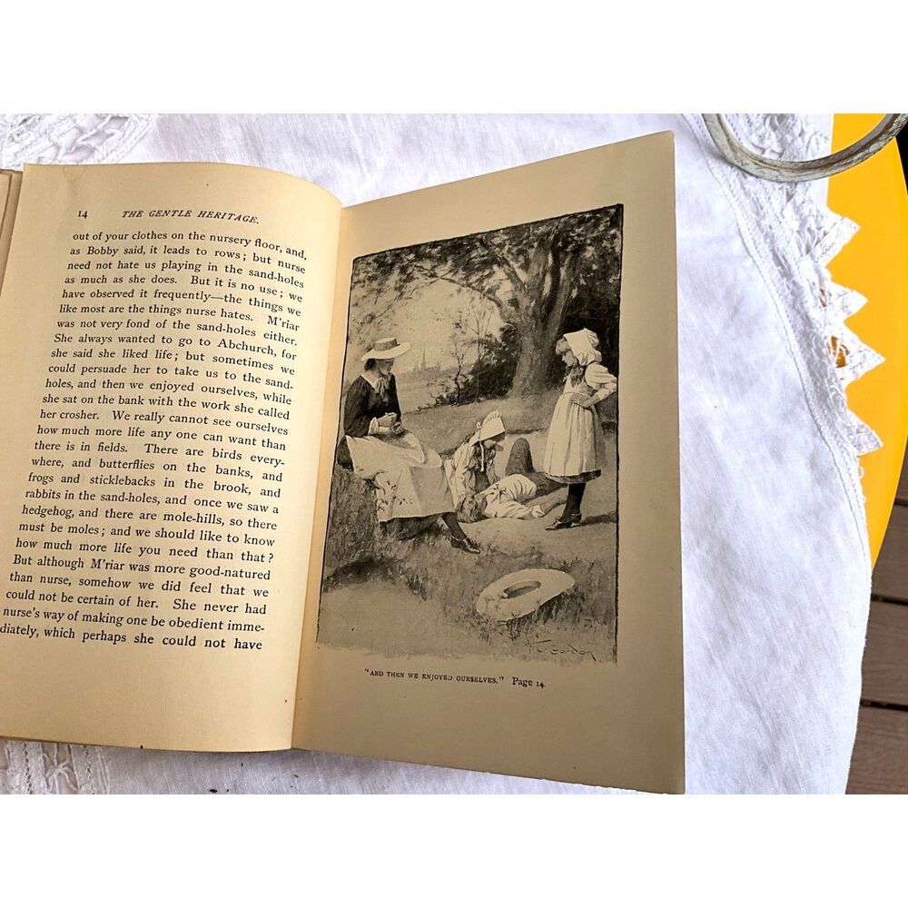 Antique book The Gentle Heritage Victorian era book copyright 1893 - Picture 3 of 6